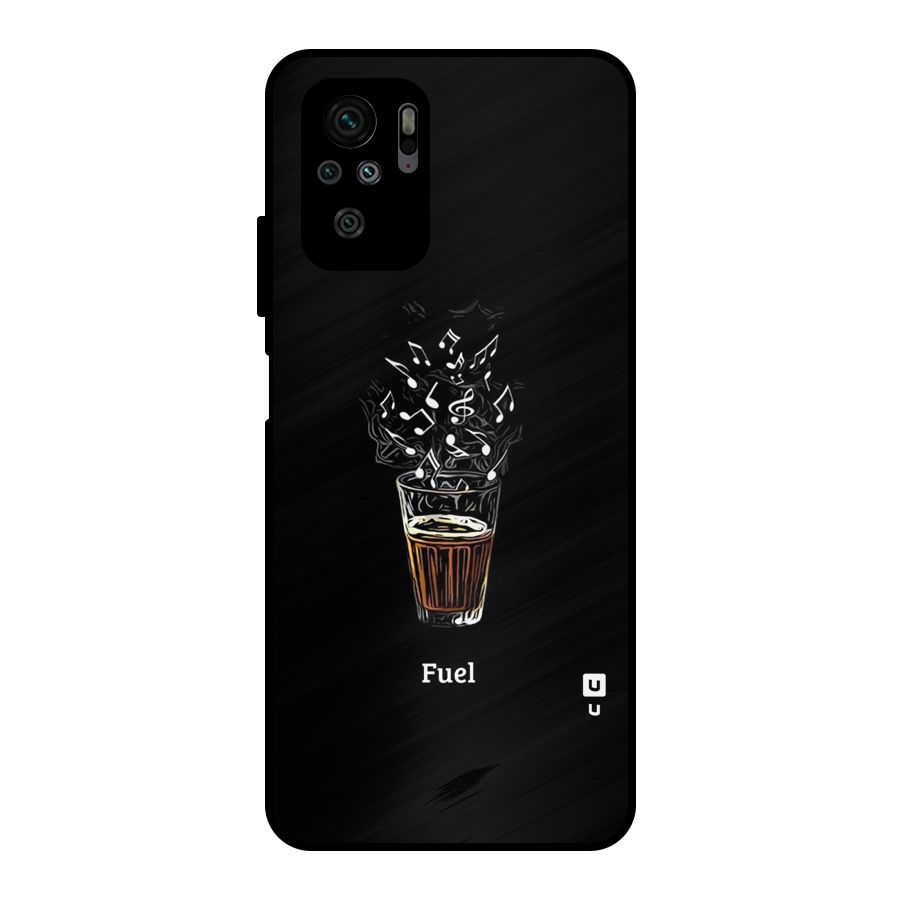 Music Chai My Fuel Metal Back Case for Redmi Note 10S