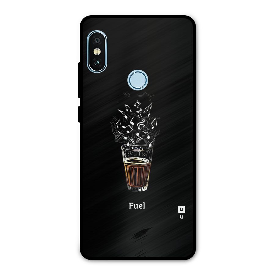 Music Chai My Fuel Metal Back Case for Redmi Note 5 Pro