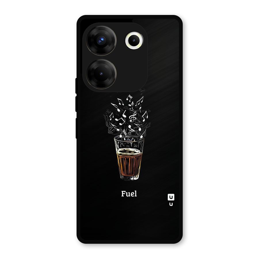 Music Chai My Fuel Metal Back Case for Tecno Camon 20