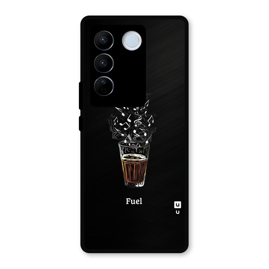 Music Chai My Fuel Metal Back Case for Vivo V27 Pro
