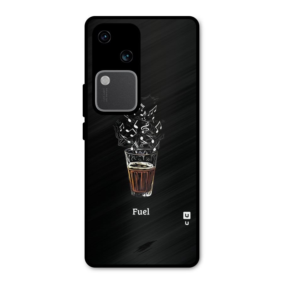Music Chai My Fuel Metal Back Case for Vivo V30 Pro
