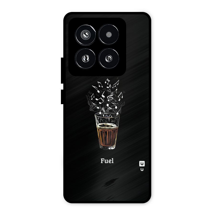Music Chai My Fuel Metal Back Case for Xiaomi 14 Pro