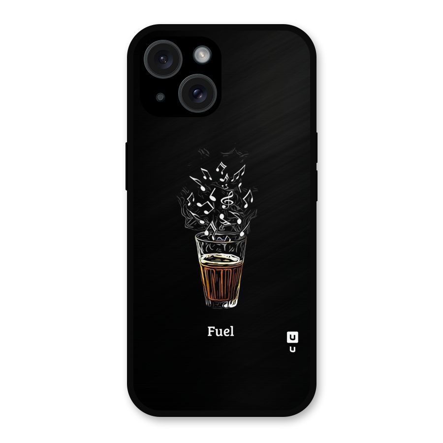 Music Chai My Fuel Metal Back Case for iPhone 15