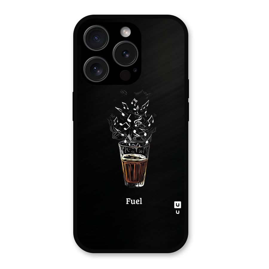 Music Chai My Fuel Metal Back Case for iPhone 15 Pro