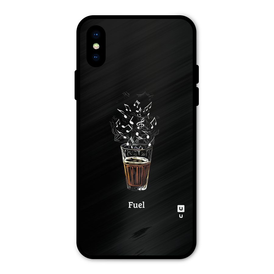 Music Chai My Fuel Metal Back Case for iPhone X