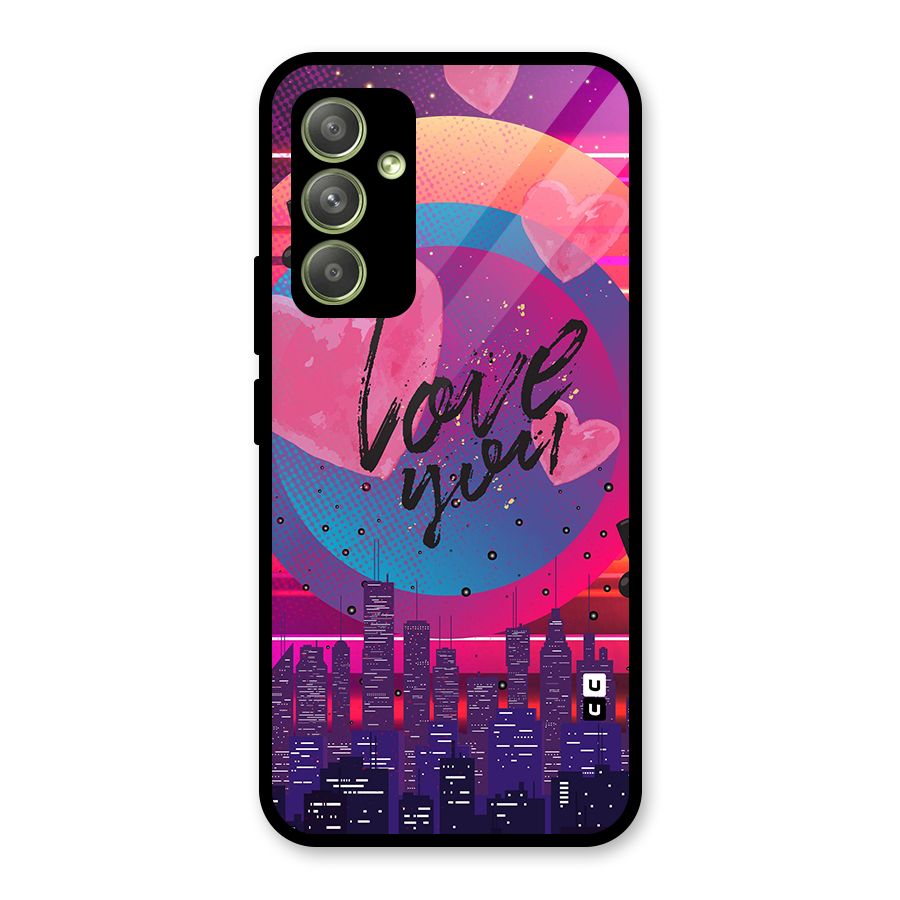 Music City Love Glass Back Case for Galaxy A54