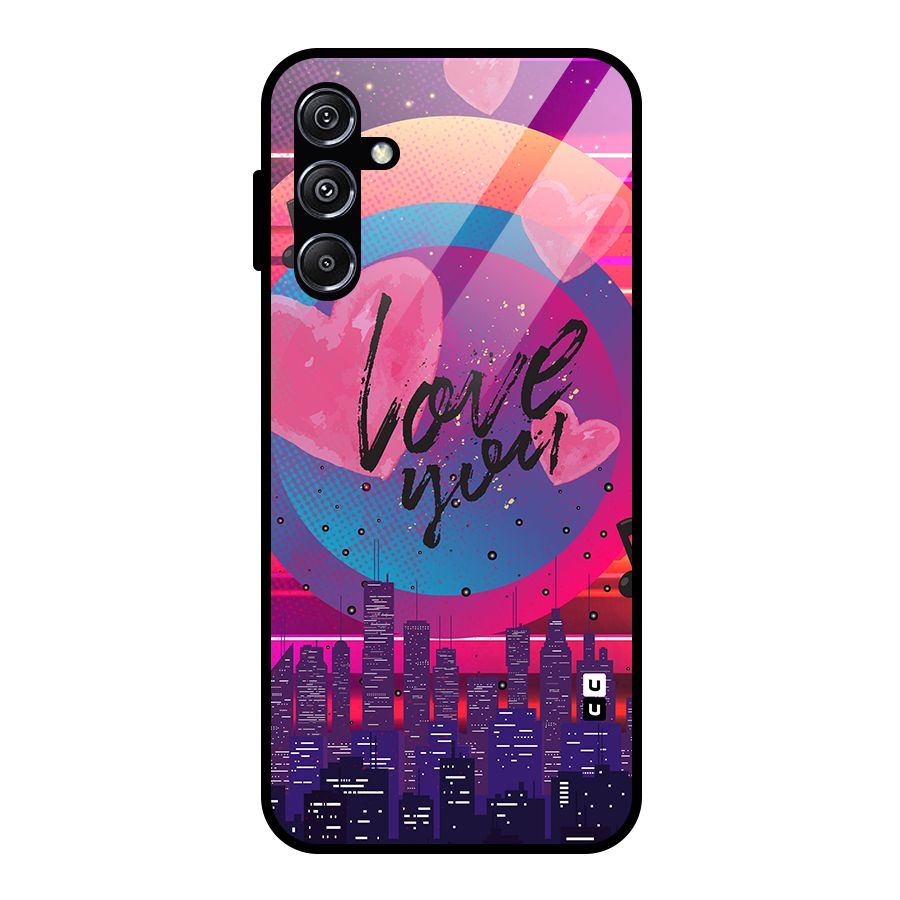 Music City Love Glass Back Case for Galaxy M34 5G