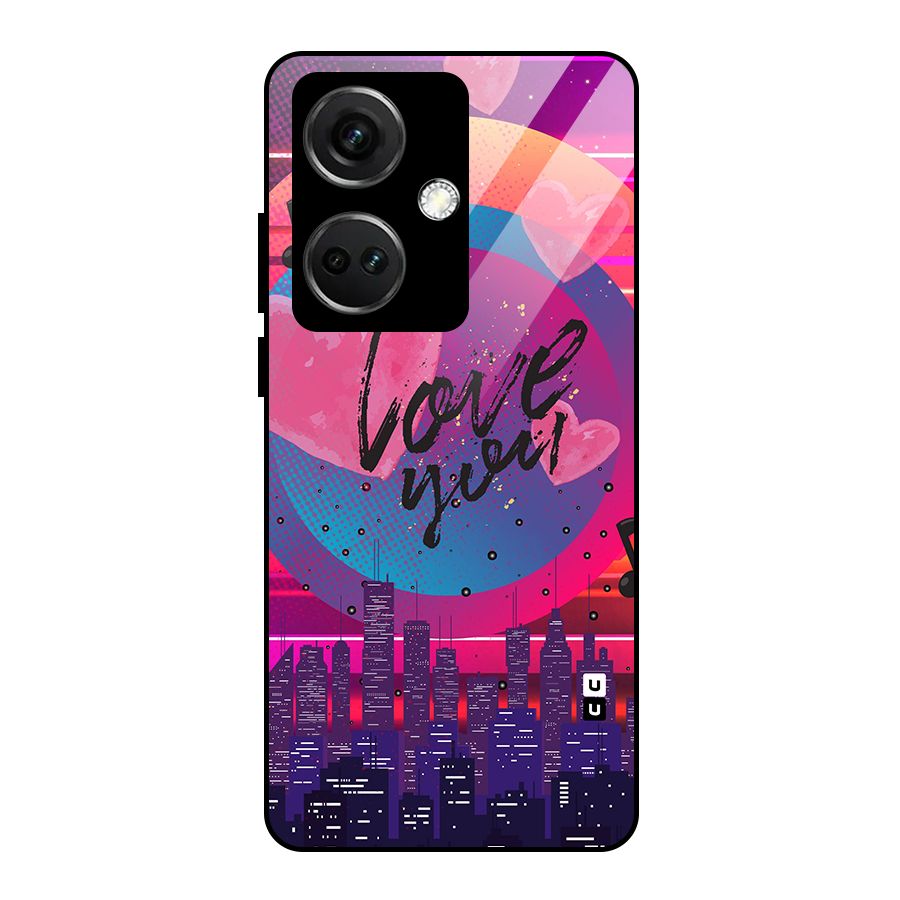 Music City Love Glass Back Case for OnePlus Nord CE 3 5G