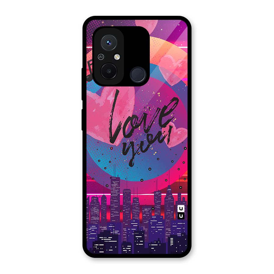 Music City Love Glass Back Case for Redmi 12C