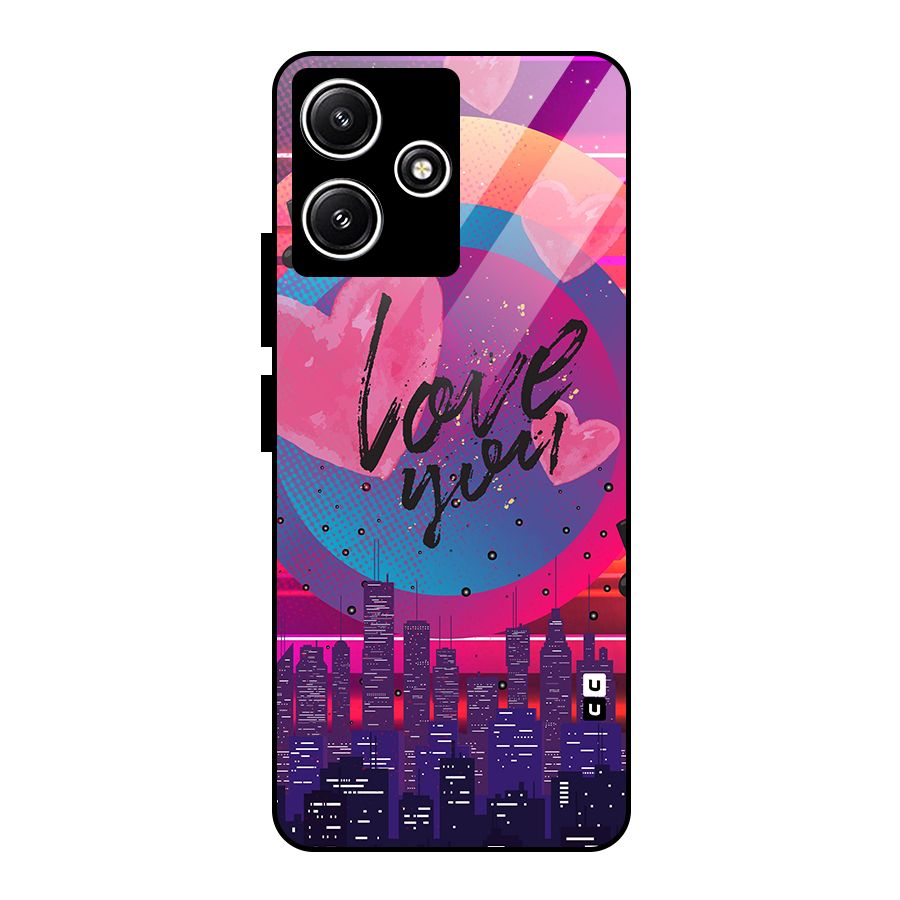 Music City Love Glass Back Case for Redmi 12 5G