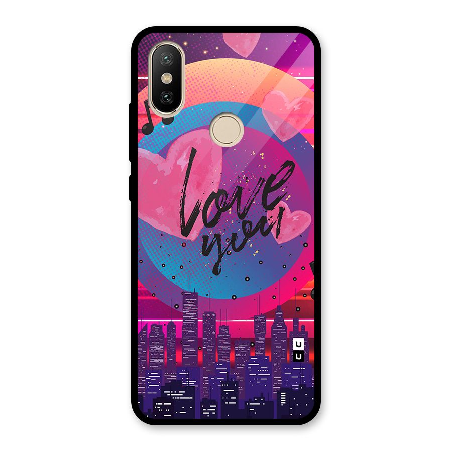 Music City Love Glass Back Case for Redmi A2