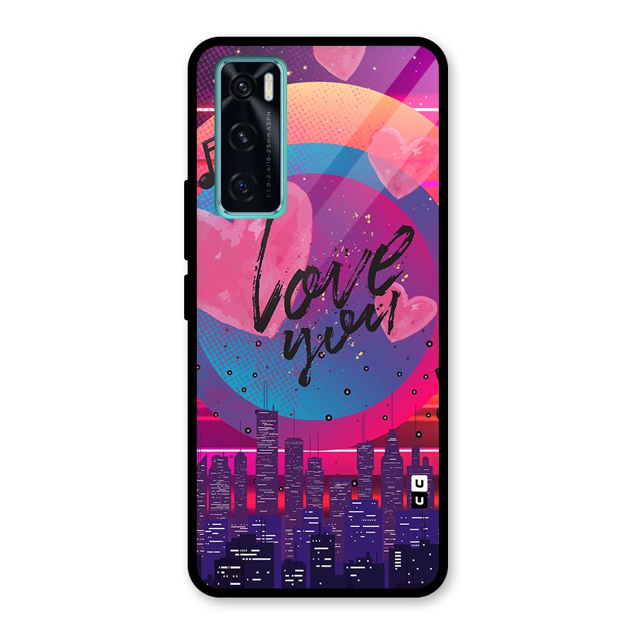 Music City Love Glass Back Case for Vivo V20 SE