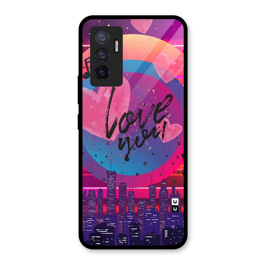 Music City Love Glass Back Case for Vivo V23e