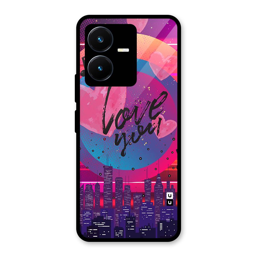 Music City Love Glass Back Case for Vivo Y22s
