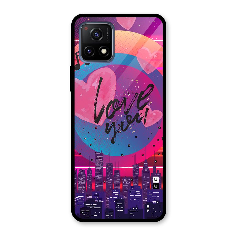 Music City Love Glass Back Case for Vivo Y72 5G