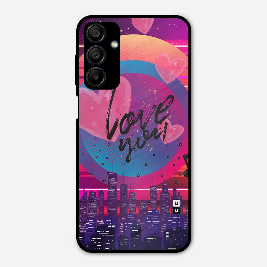 Music City Love Metal Back Case for Galaxy A15 5G