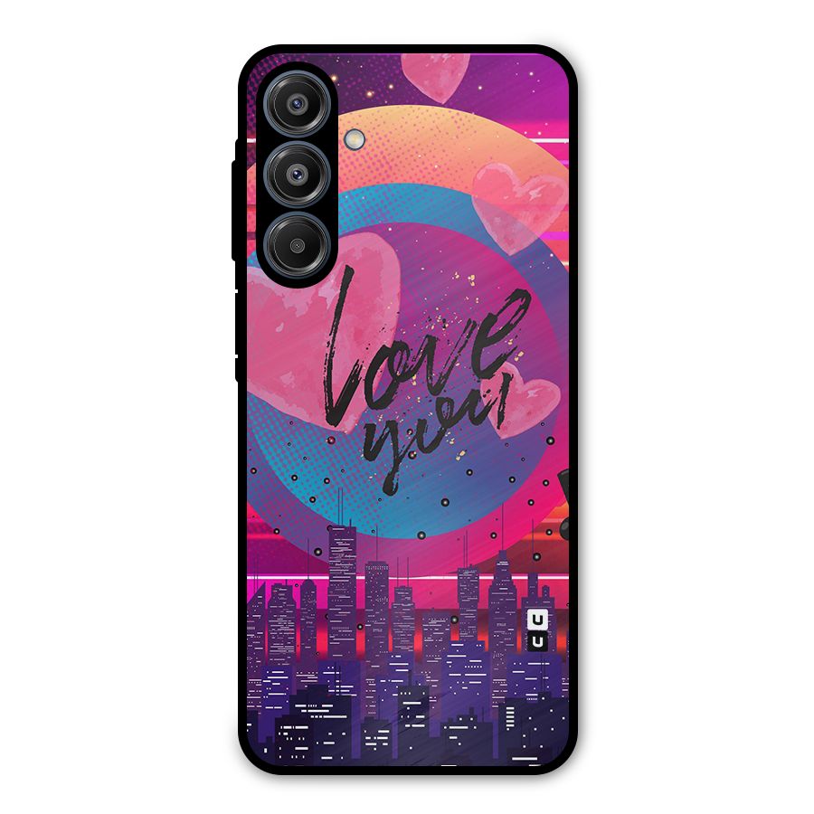 Music City Love Metal Back Case for Galaxy A16 5G