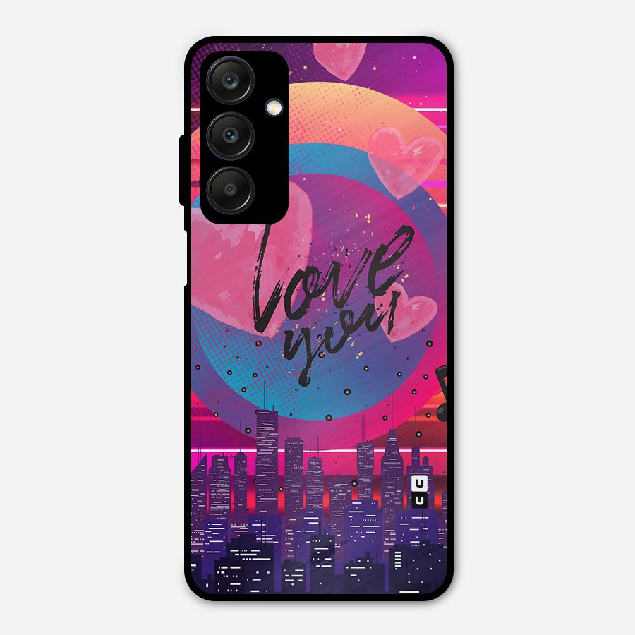 Music City Love Metal Back Case for Galaxy A25 5G