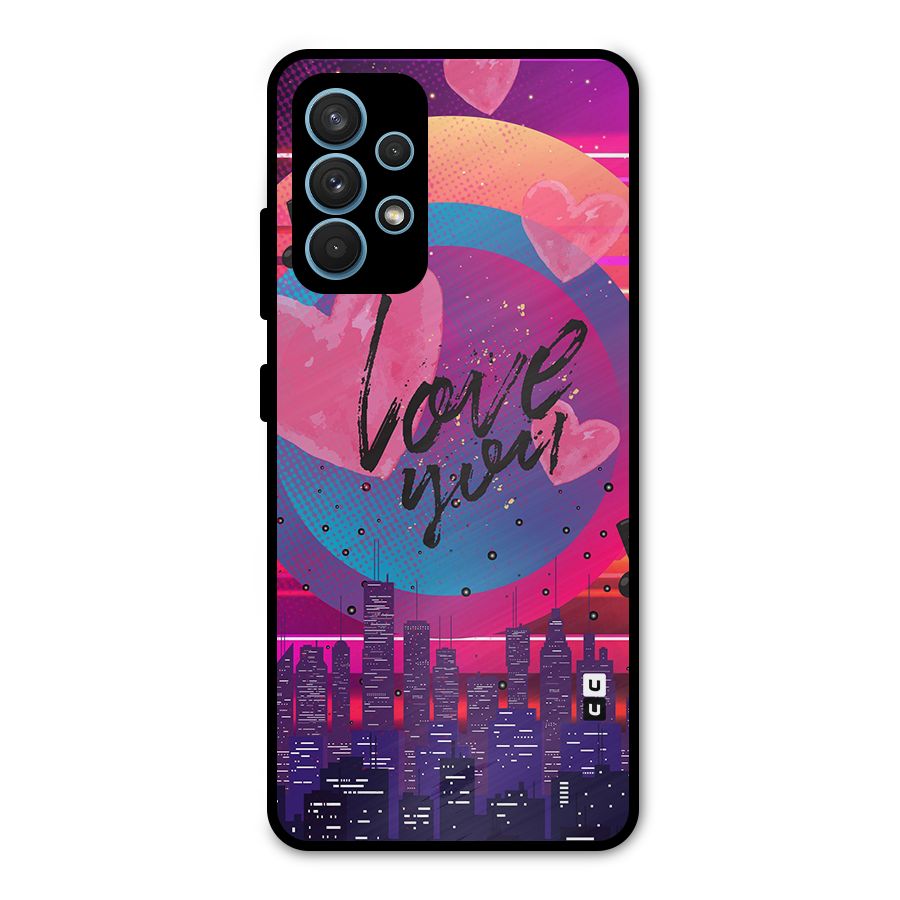 Music City Love Metal Back Case for Galaxy A32