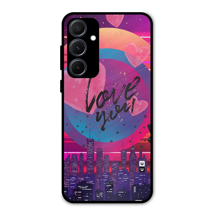 Music City Love Metal Back Case for Galaxy A35