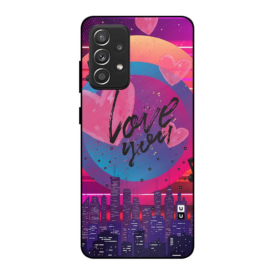 Music City Love Metal Back Case for Galaxy A52s 5G