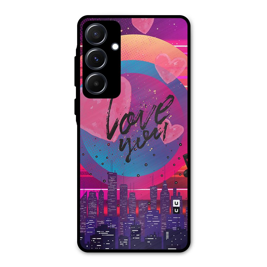 Music City Love Metal Back Case for Galaxy A55