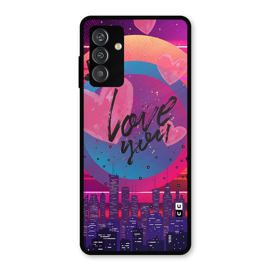 Music City Love Metal Back Case for Galaxy F13