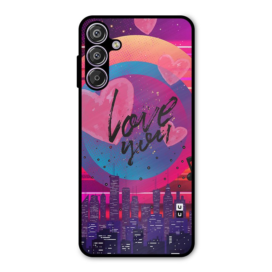 Music City Love Metal Back Case for Galaxy F15