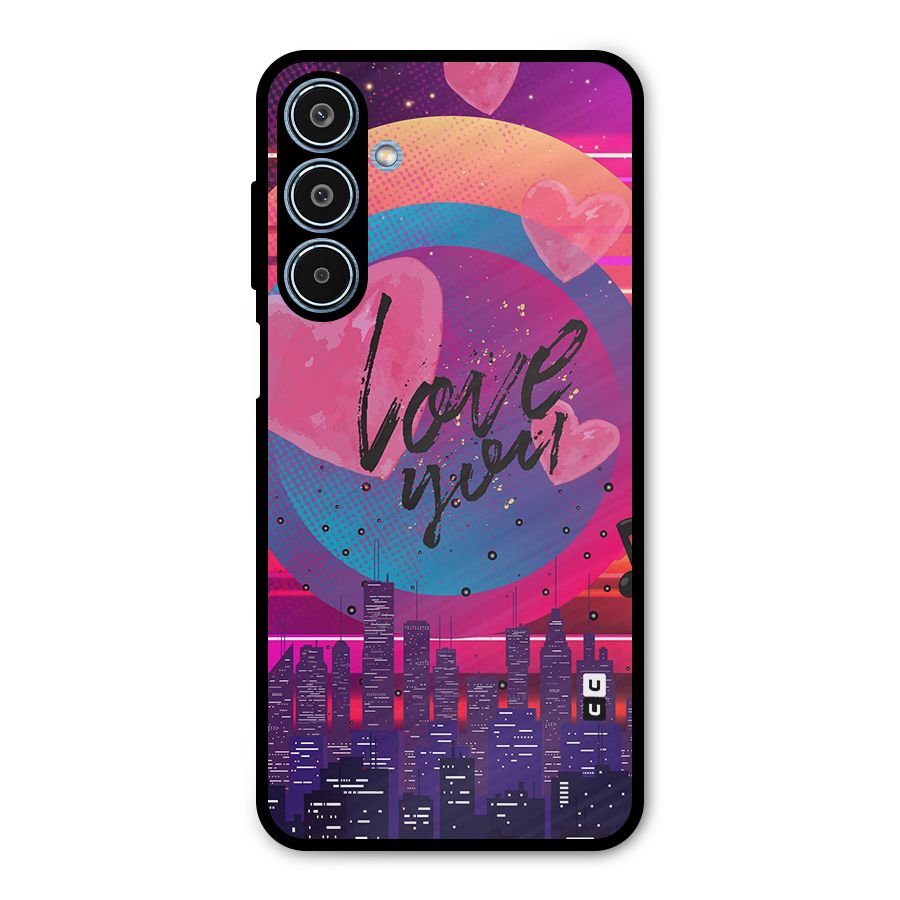 Music City Love Metal Back Case for Galaxy M35