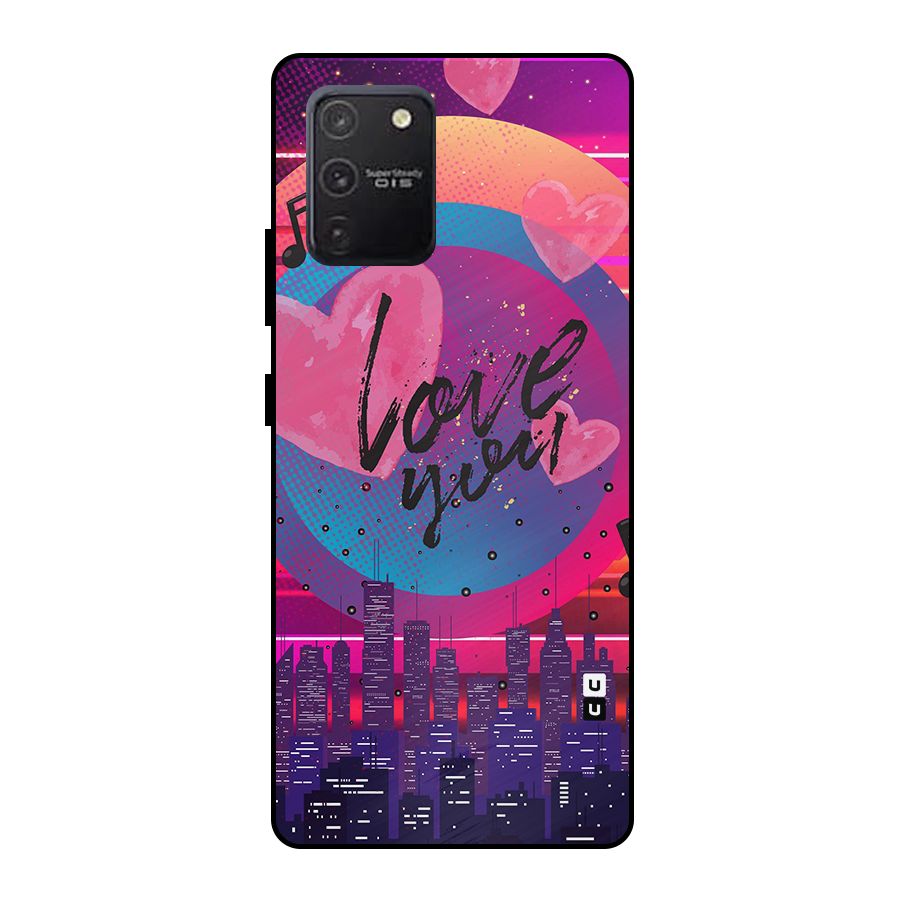 Music City Love Metal Back Case for Galaxy S10 Lite