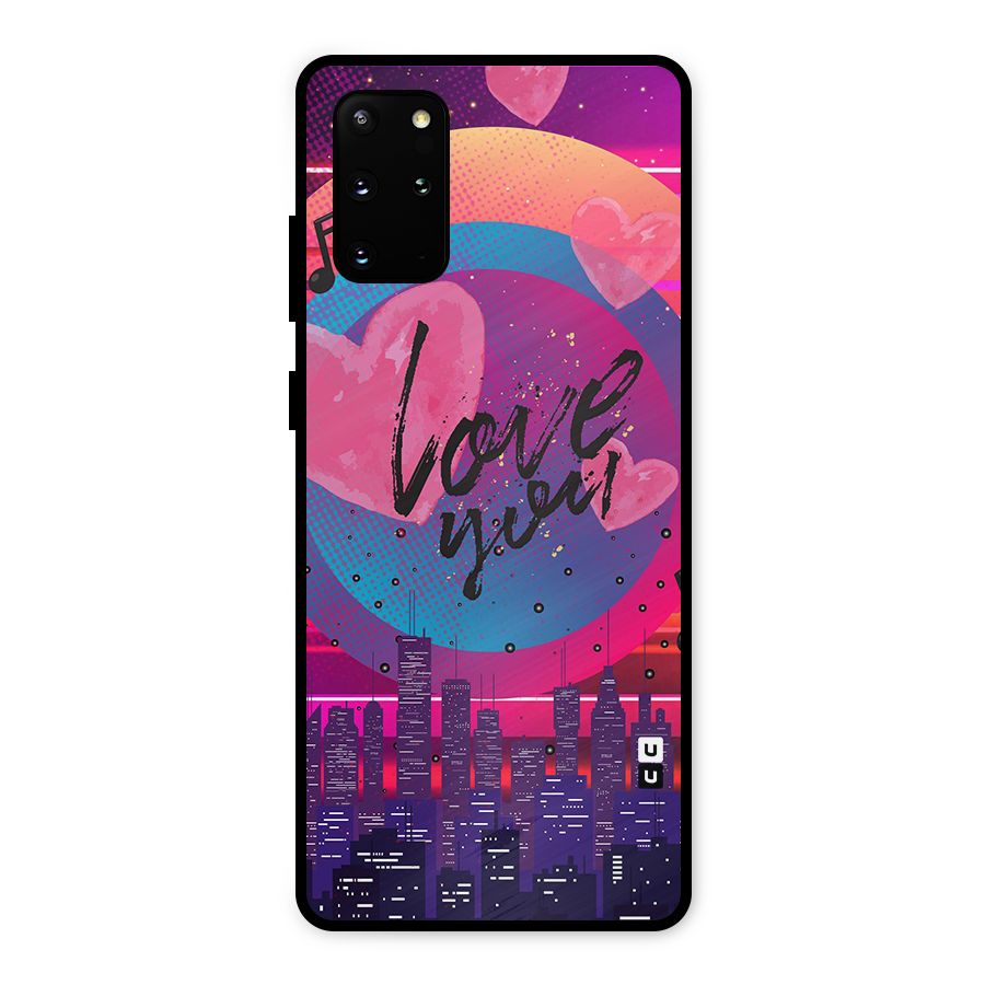 Music City Love Metal Back Case for Galaxy S20 Plus