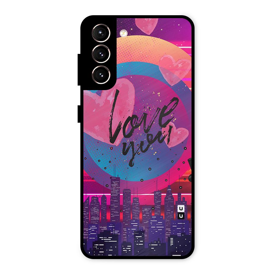 Music City Love Metal Back Case for Galaxy S21 5G