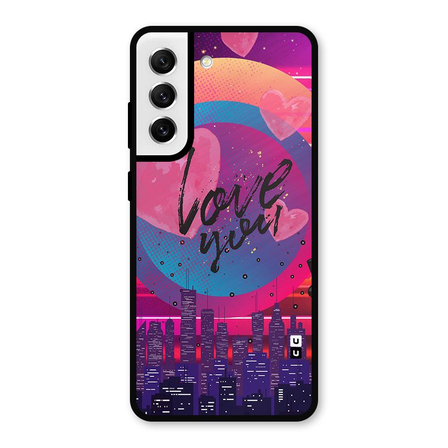 Music City Love Metal Back Case for Galaxy S21 FE 5G