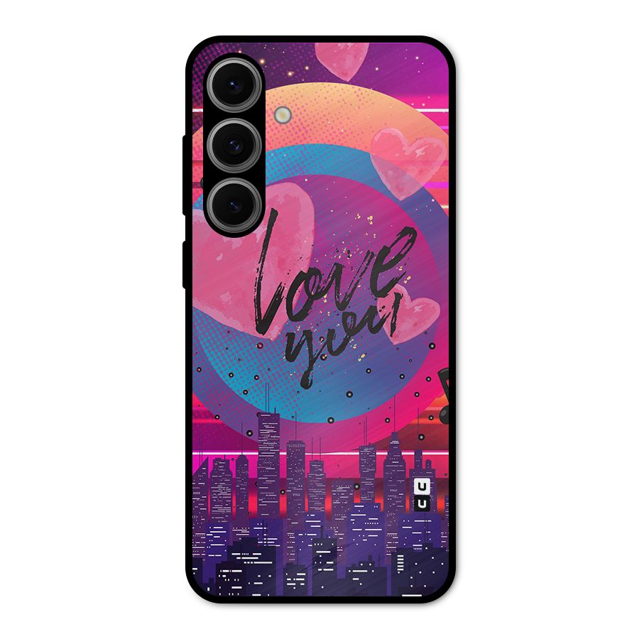 Music City Love Metal Back Case for Galaxy S24 FE