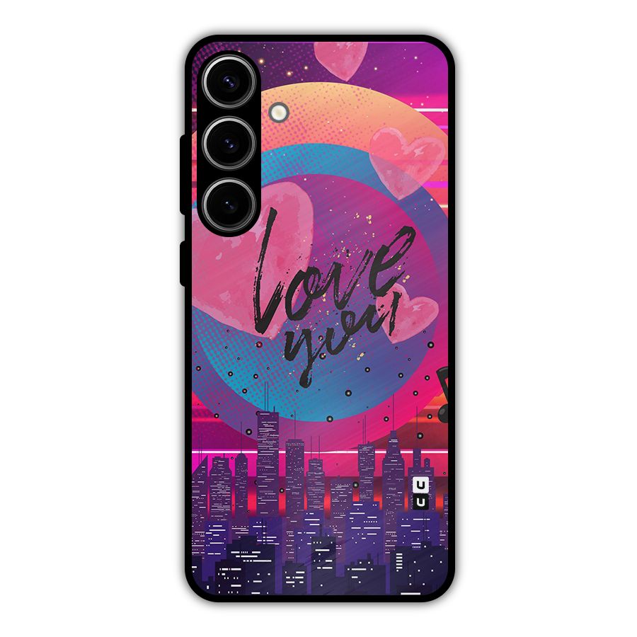 Music City Love Metal Back Case for Galaxy S24 Plus