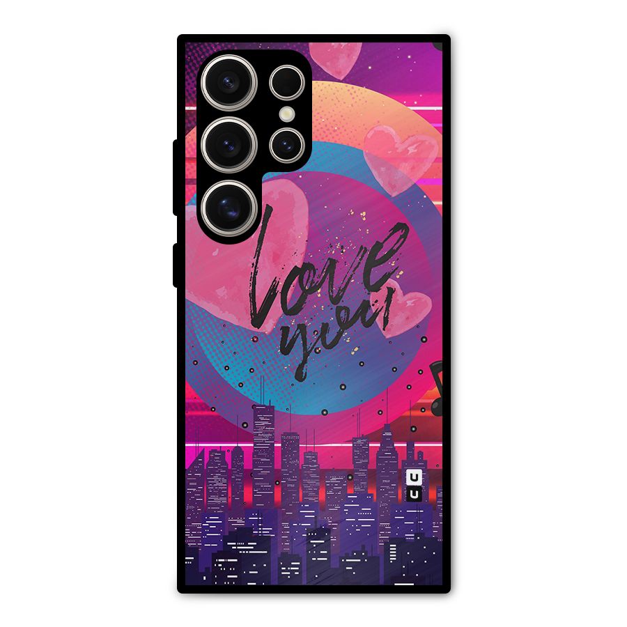 Music City Love Metal Back Case for Galaxy S24 Ultra