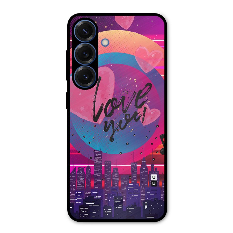 Music City Love Metal Back Case for Galaxy S25