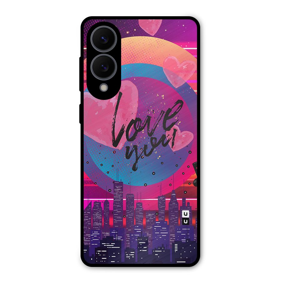 Music City Love Metal Back Case for Galaxy S25 Edge