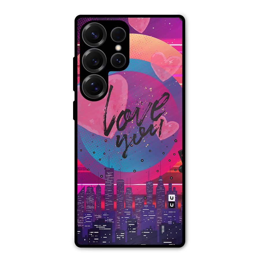 Music City Love Metal Back Case for Galaxy S25 Ultra