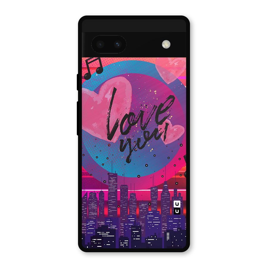 Music City Love Metal Back Case for Google Pixel 6a