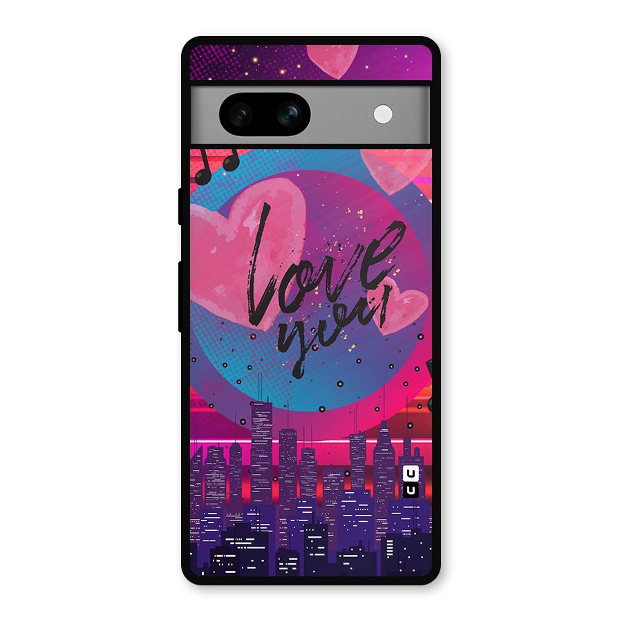 Music City Love Metal Back Case for Google Pixel 7a