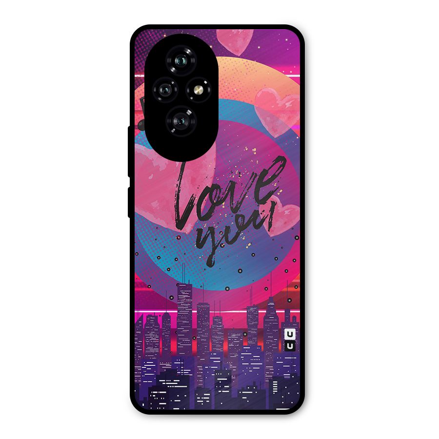Music City Love Metal Back Case for Honor 200