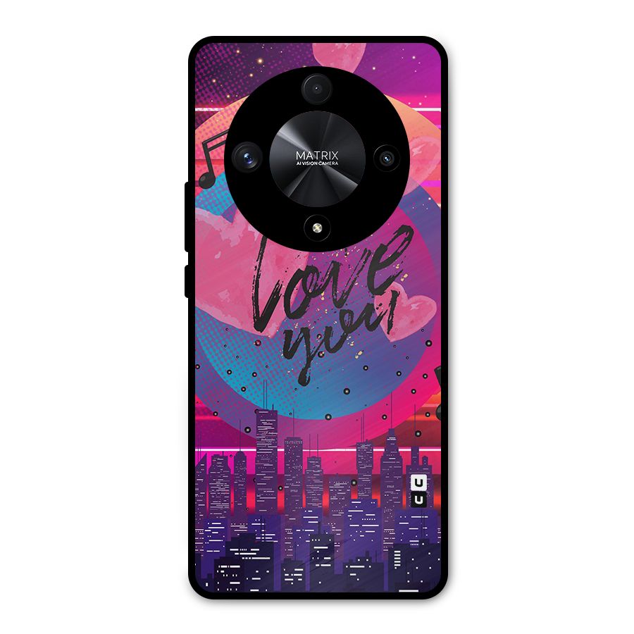 Music City Love Metal Back Case for Honor X9b