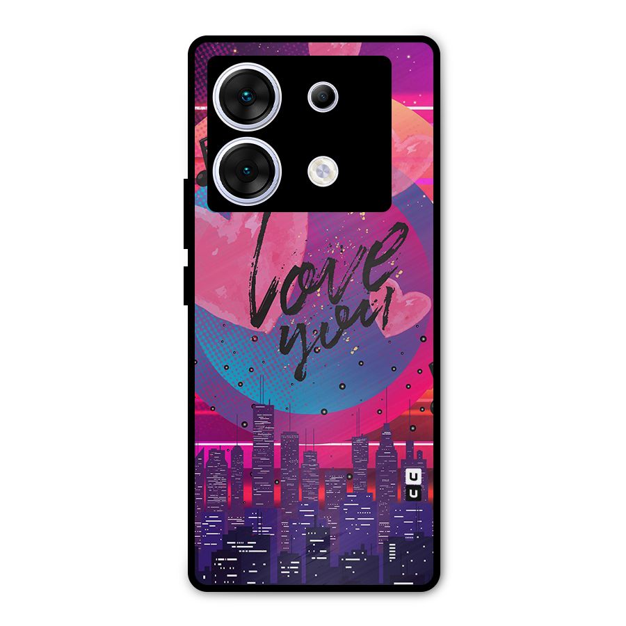 Music City Love Metal Back Case for Infinix Zero 30 5G