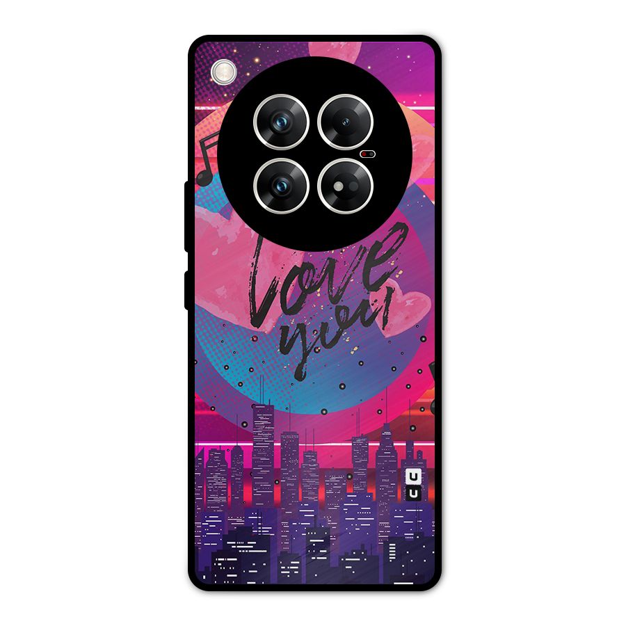 Music City Love Metal Back Case for Infinix Zero 40 5G