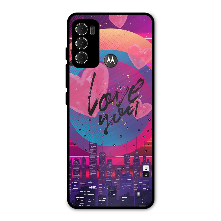 Music City Love Metal Back Case for Moto G60