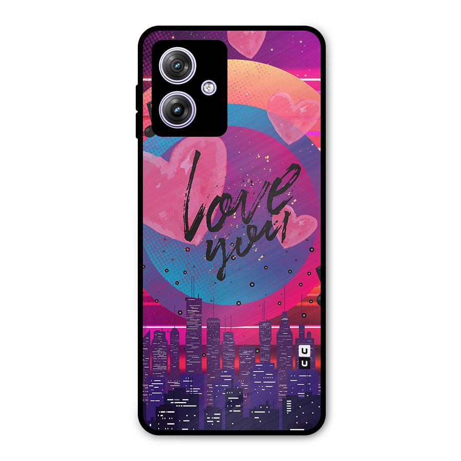 Music City Love Metal Back Case for Moto G64