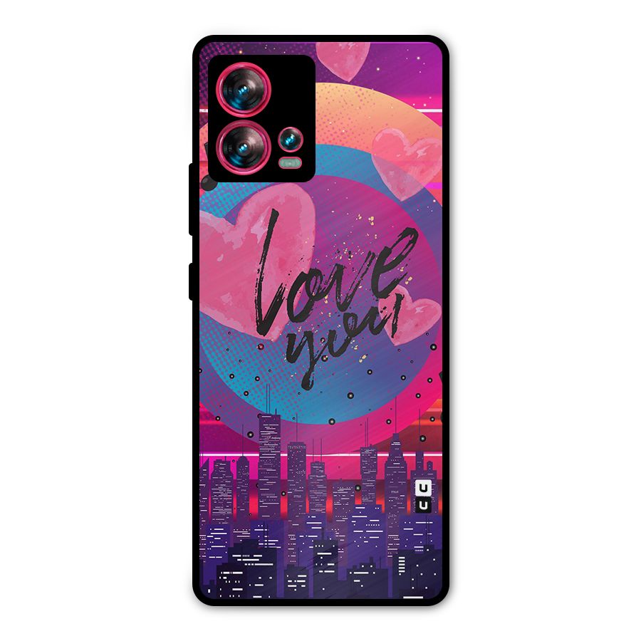 Music City Love Metal Back Case for Motorola Edge 30 Fusion