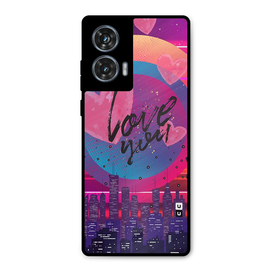 Music City Love Metal Back Case for Motorola Edge 50 Fusion