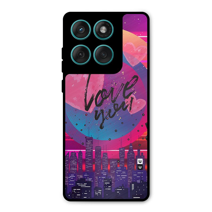 Music City Love Metal Back Case for Motorola Edge 60